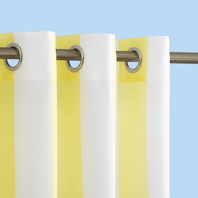 Sun Zero Valencia Cabana Stripe Indoor/Outdoor UV Protectant Energy Efficient by SunZero%E2%84%A2