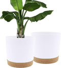 QCQHDU 12 inch Plant Pot, 2 Pack Planters by QCQHDU