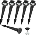 Replacement Stakes for Flood Lights, 6.3in Aluminum Metal Ground Stake by Unknown