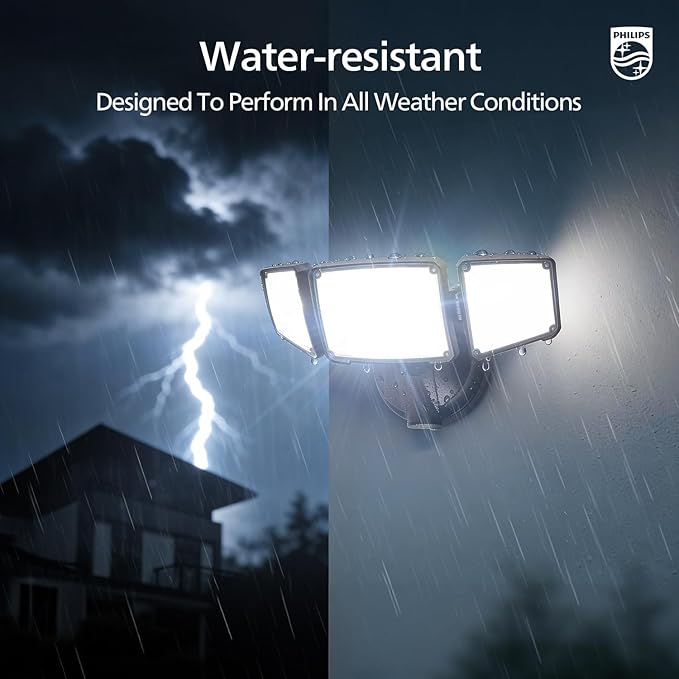 Philips 72W 7400LM LED Flood Lights Outdoor, Switch Controlled Aluminum - Image 8