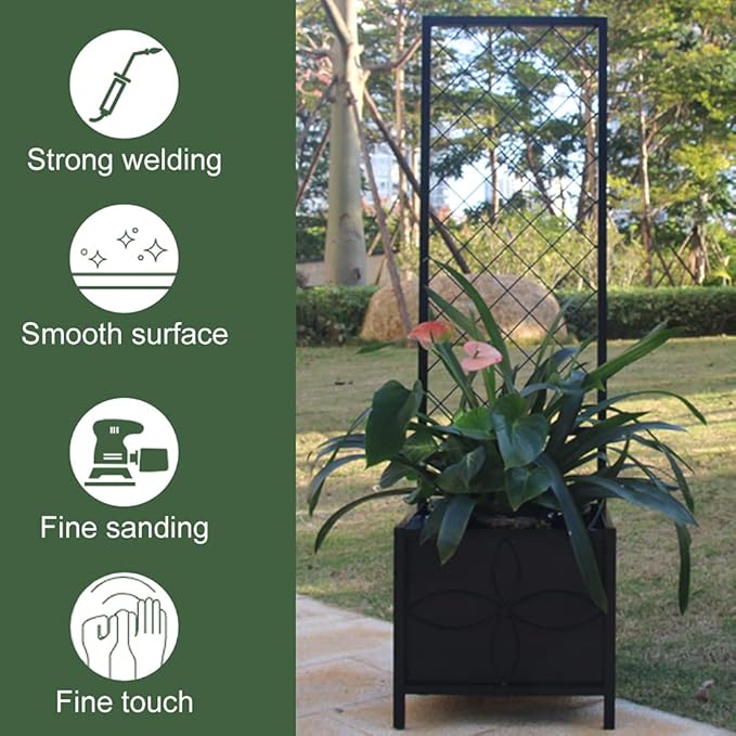 Zhongma 15.75 x 15.75 x 55 in Raised Garden Bed - Image 9