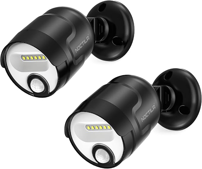 Rechargeable Battery Operated Motion Sensor Light, 4000mAh Battery Powered by Noctila