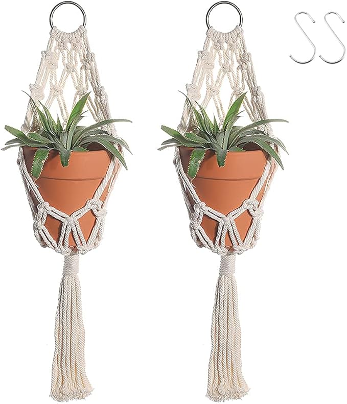 Artilady Boho Macrame Plant Hangers by Artilady