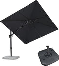 PURPLE LEAF 8.8' X 8.8' Left-right Tilt Patio Umbrella by PURPLELEAF