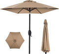 Best Choice Products 7.5ft Heavy-Duty Round Outdoor Market Table Patio Umbrella by BestChoiceProducts
