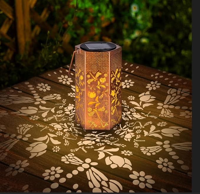 Dragonfly Solar Lanterns Outdoor Waterproof by Eandisom