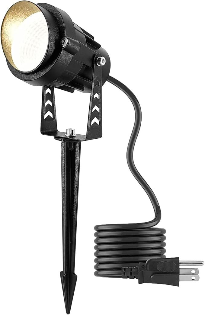 Warm White Spotlight, 12W 3000K Landscape Spot Lights, IP65 Waterproof Garden by kooplicht