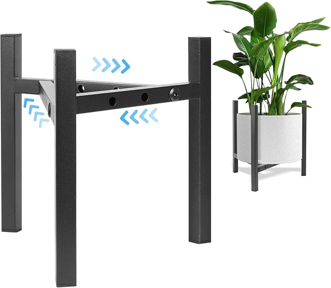 Airpark Plant Stand Indoor Adjustable, Metal Modern Plant Stands, Heavy Duty by Airpark
