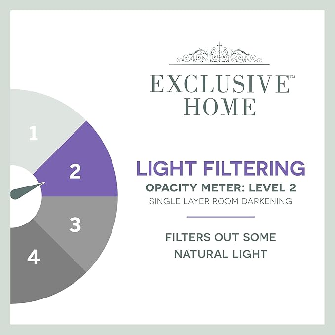 Exclusive Home Cabana Solid Indoor/Outdoor Light Filtering Hook-and-Loop Tab - Image 5