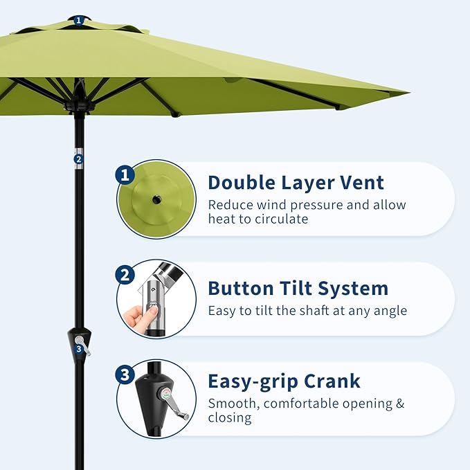 Garvee 10FT Patio Umbrella - Image 4