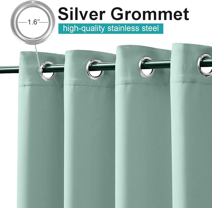 NICETOWN Outdoor Curtain for Patio Waterproof Extra Wide 84 inch, Sun Blocking - Image 3