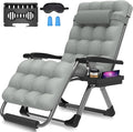 Suteck Oversized Zero Gravity Chair, 29In XL Lounge Chair w/Removable by Suteck