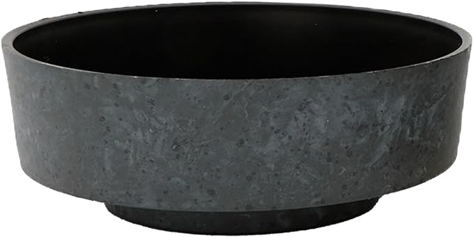 The HC Companies 6 Inch Round Plastic Succulent Capri Bowl 6"x6"x2.25" in Faux by TheHCCompanies