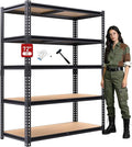 72" H Storage Shelves, Storage Shelves Heavy Duty, 2400LBS Metal Shelving Units by Unknown