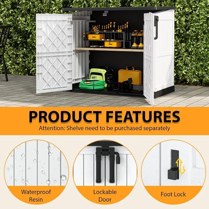 LHBcraft Outdoor Storage Cabinet 36 Cu Ft - Image 2