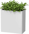 Tall Planters -24X12X24 inch Galvanized Steel Planter Box by Ganeekiron
