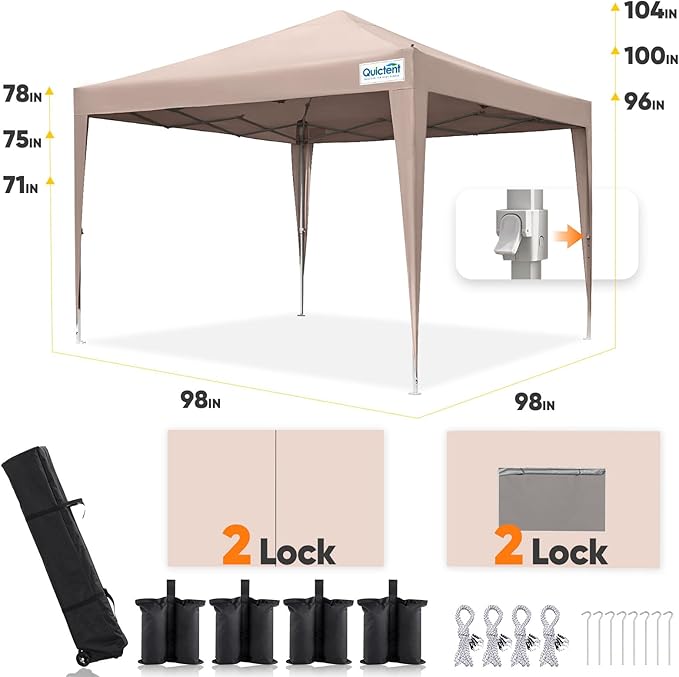 Quictent Privacy 8x8 Pop up Canopy Tent - Image 5