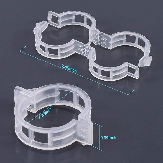 200Pcs Garden Clips for Climbing Plants, Reusable Trellis Clips for Tomatoes - Image 2