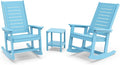 GREENVINES Outdoor Rocking Chair Set | 3-Piece | 2 Rocking Chairs by GreenVines