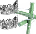 20PCS Galvanized Steel Garden Support Stakes by Makiwork