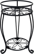 CASIMR 2 Tier Plant Stand, 19.2 inch Tall Metal Potted Holder Rack, Indoor by CASIMR