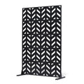 VEVOR Metal Privacy Screen, Outdoor Privacy Screens 5-Panel, Freestanding by VEVOR