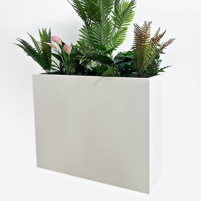 38" L x 13" W x 30" H Metal Tall Rectangular Planter by MinCHI257