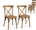 VINGLI Plastic Outdoor Dining Chairs Set of 2, Stackable Patio Dining Chairs by VINGLI