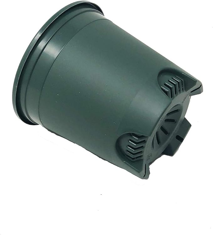 5.5 Inch Gardening Flower Pots 10-Pack Green Pot Liners 0.5 Gallon Nursery Pot - Image 3
