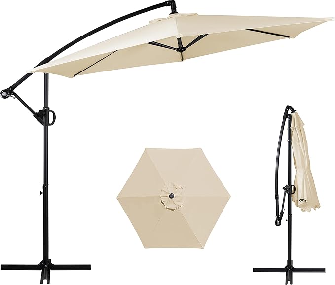 Shintenchi Patio Offset Umbrella by Shintenchi