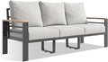 Aoxun Aluminum Patio Furniture Set 3 Seats, Oversized Outdoor Sectional by Aoxun