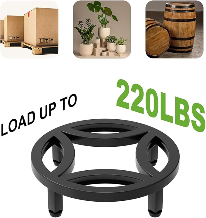 Zhongma 2 Pack 8.7" Fully Assembled Sturdy Potted Plant Stand Flower Pot Holder - Image 8