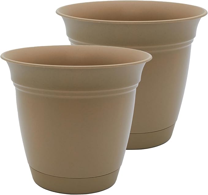 The HC Companies 12 Inch Eclipse Round Planter Pots by TheHCCompanies