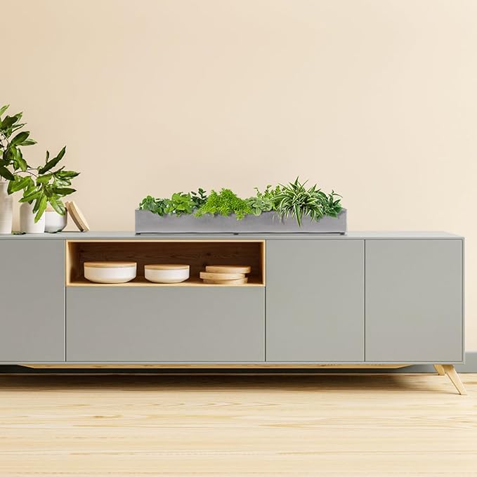 Trough Rectangle Planter Long Window Sill Planter Box Stainless Steel Window - Image 7