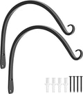 FEED GARDEN 2 Pack 10 Inch Hanging Plant Bracket Wall Hooks Decorative Plant by FEEDGARDEN
