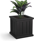 Mayne Cape Cod 14-Inch Square Planter – Self-Watering, Weather-Resistant Planter by Mayne