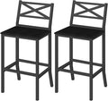 Bar Stools, Kitchen Breakfast Bar Chairs, Easy Assembly, by MAHANCRIS