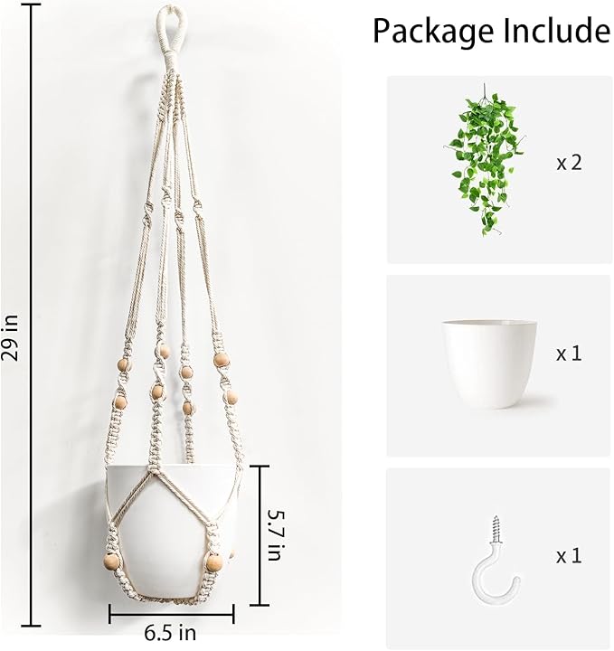Comtelek Fake Hanging Plants Artificial Plants - Image 2