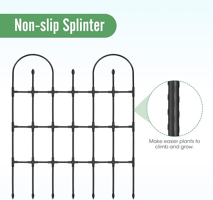 Trellis for Climbing Plants Outdoor, 47.2" H Garden Trellis, Rustproof Garden - Image 4