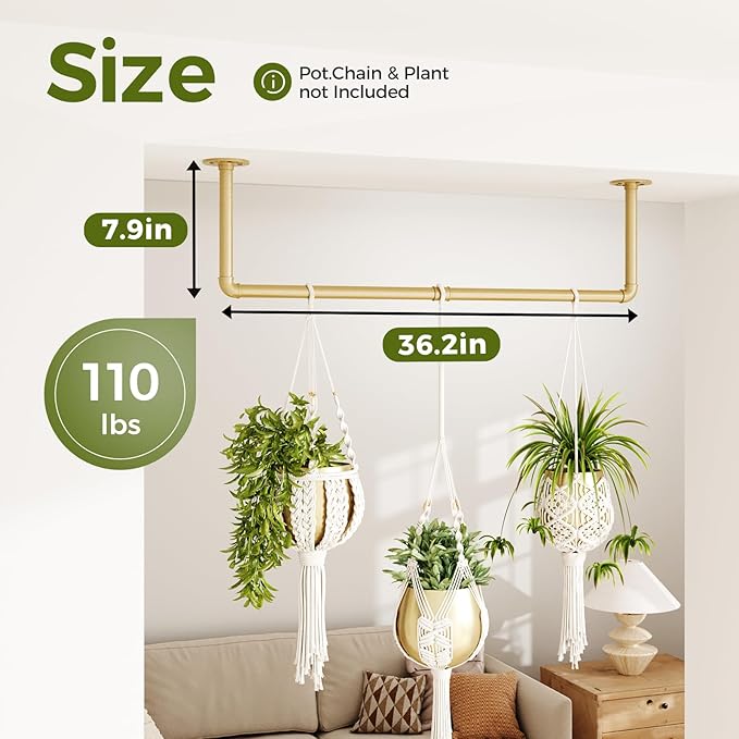 Bamworld Hanging Planters for Indoor Plants Plant Hanger Indoor Hanging Plant - Image 5