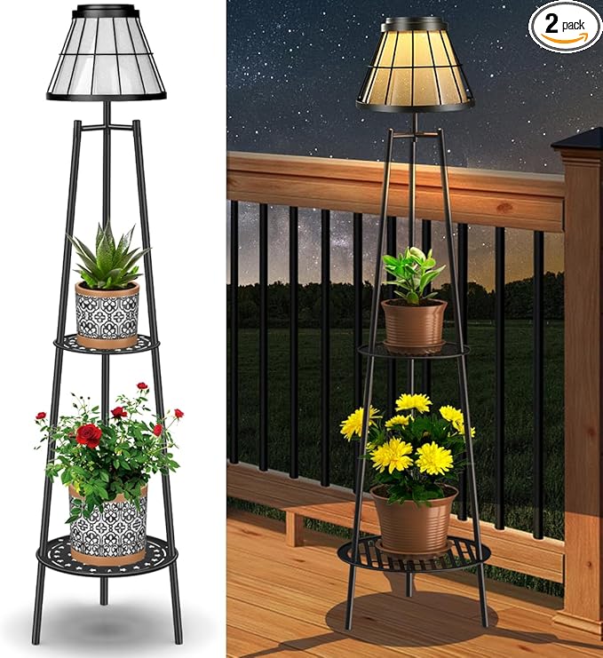 2 Pack 45.5'' Outdoor Floor Lamps by VISFLAIR