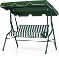 Tangkula 3 Person Porch Swing, Patio Swing by TANGKULA