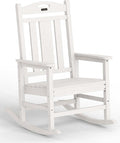 Ciokea Oversized Outdoor Rocking Chair, 380lbs Heavy-Duty Large Patio Rocker by CIOKEA