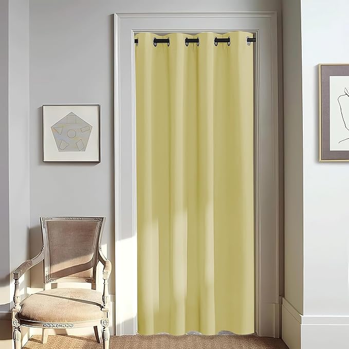 NICETOWN Door Curtain for Closet Doors 80 Inches Long 1 Panel, Room Divider by NICETOWN