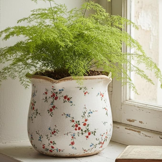 Ceramic Pots for Plants, Vintage Plant Pot - Image 4