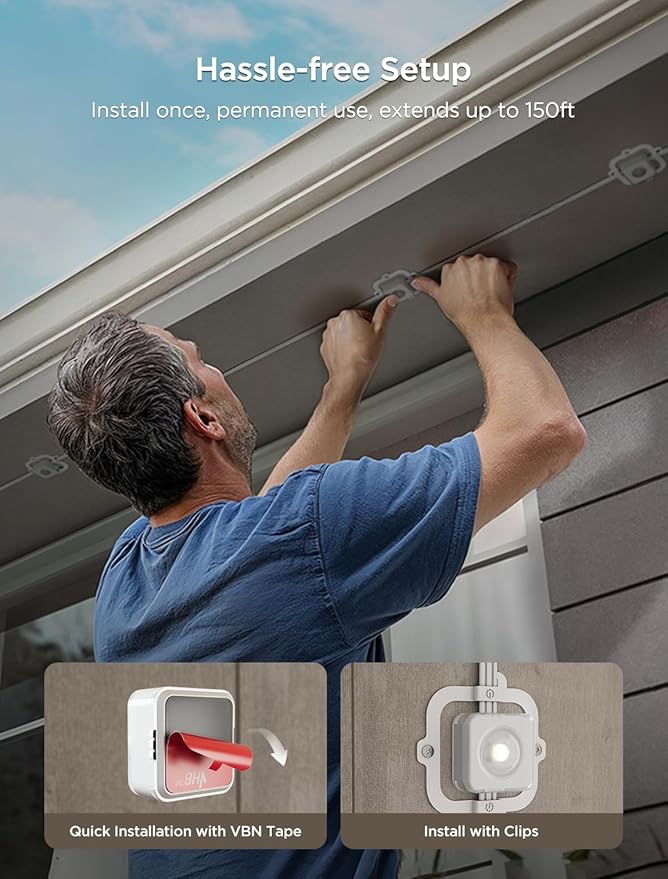 Govee Permanent Outdoor Lights 2, 50ft RGBIC Outdoor Lights - Image 7