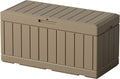 Greesum 82 Gallon Resin Deck Box All Weather Large Outdoor Storage by BuynowfromGreesum