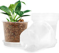 7 Inch Clear Nursery Pots for Plants by FUIJOL