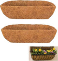 2pcs Trough Coco Liner 30 inch Wall Planter Replaceable Coco Liner by HHTHH