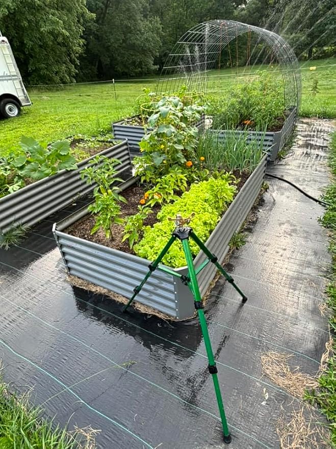 A ANLEOLIFE 8X4X1.5ft Galvanized Raised Garden Bed Kit, Rectangular Large Metal - Image 6